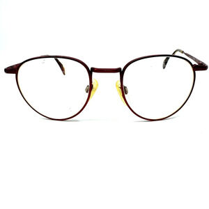 Silhouette Eyeglasses Frames Red Circle M 7170 43 6059‎ 50-20-140 H12130